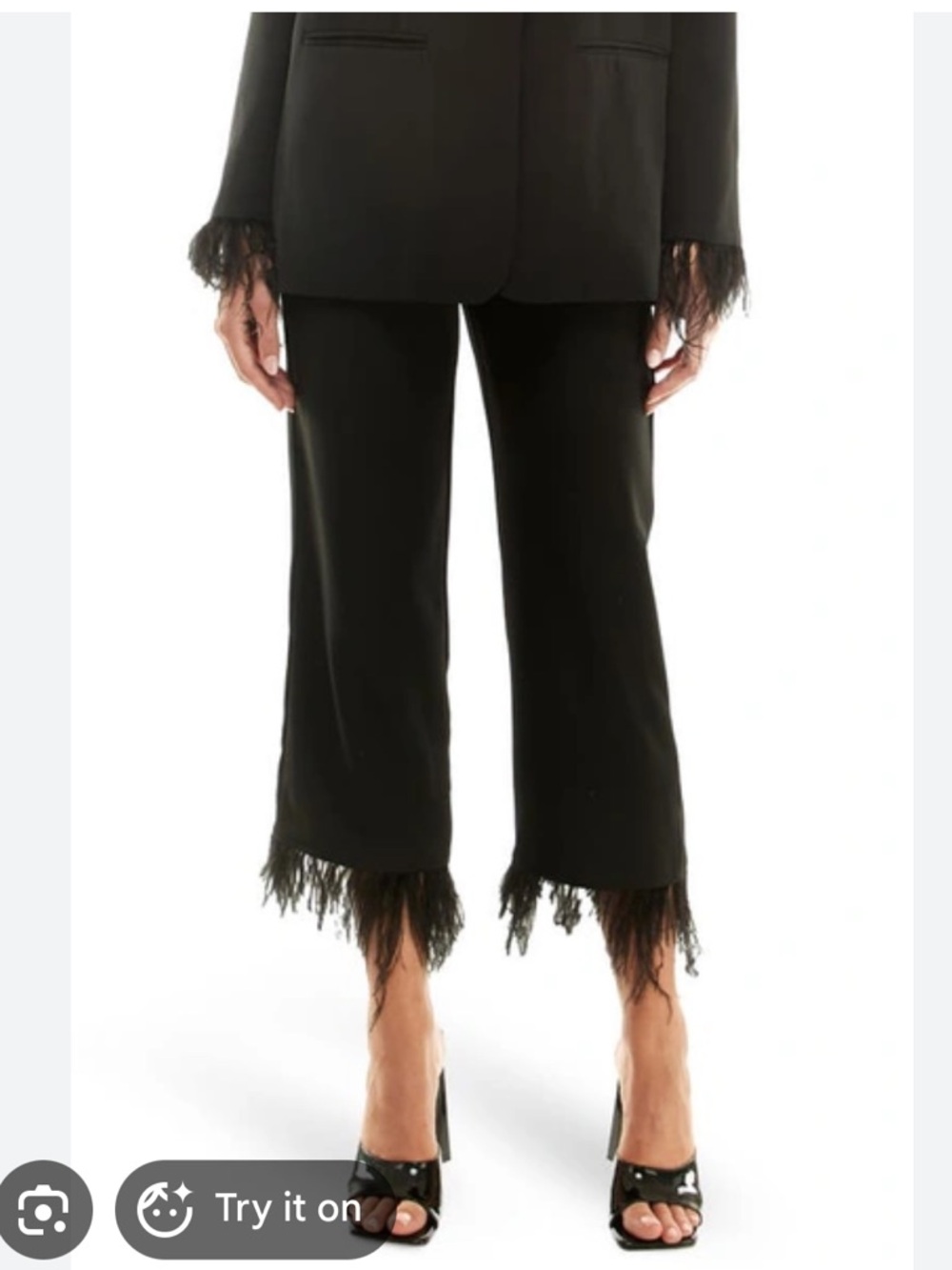 Wayf x jourdan sloane nits pant black feather